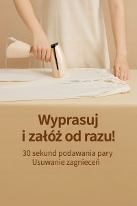 Parownica do ubrań Electo Parownica ręczna do ubrań żelazko parowe steamer regulacja pary zestaw 7w1 5
