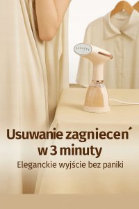 Parownica do ubrań Electo Parownica ręczna do ubrań żelazko parowe steamer regulacja pary zestaw 7w1 7