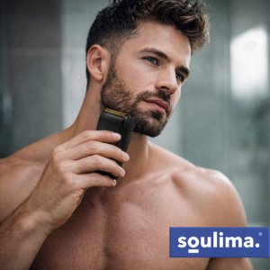 Soulima Golarka do brody z wyświetlaczem LED Soulima 19