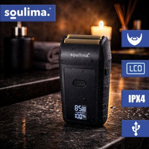 Soulima Golarka do brody z wyświetlaczem LED Soulima 5