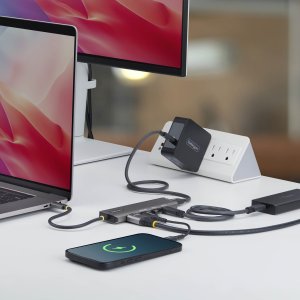 HUB USB StarTech STARTECH.COM USB-C na HDMI Multiport Adapter z 140W PD ładowanie 4K 60Hz HDMI 2-Port USB 10Gbps Hub 1x USB 2.0 Port Type-C Mini Dock 7