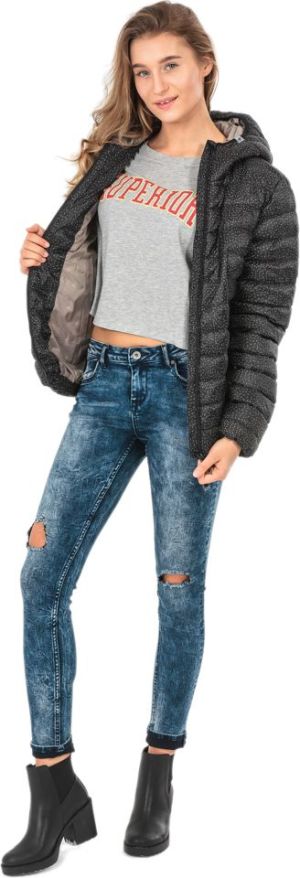 4f Kurtka damska H4Z17-KUD005 czarna r. L 10