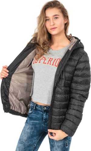 4f Kurtka damska H4Z17-KUD005 czarna r. L 3