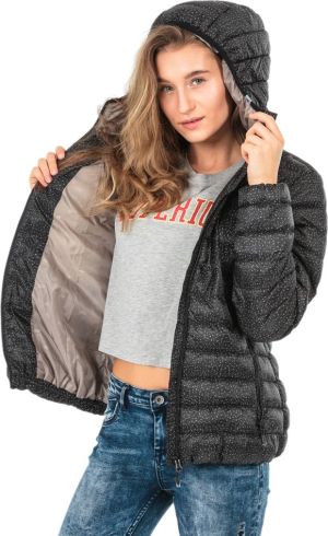 4f Kurtka damska H4Z17-KUD005 czarna r. L 5