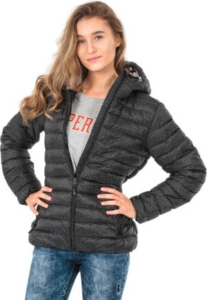 4f Kurtka damska H4Z17-KUD005 czarna r. L 6