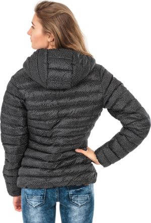 4f Kurtka damska H4Z17-KUD005 czarna r. L 8