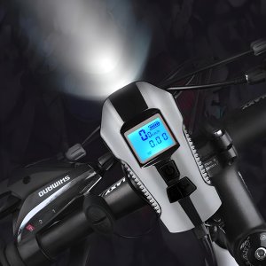 Logit Lampka rowerowa led licznik km prędkościomierz tył - s092-1 + lampka tył 3