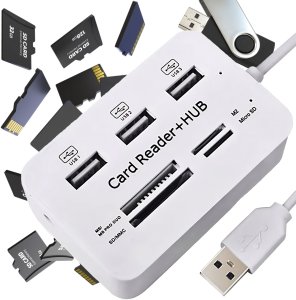 HUB USB Satechi Rozdzielacz 7w1 usb hub czytnik kart adapter sd micro szybki rozgałęźnik 2