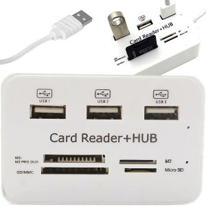 HUB USB Satechi Rozdzielacz 7w1 usb hub czytnik kart adapter sd micro szybki rozgałęźnik 4