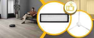 Worek do odkurzacza Retoo 4x zestaw filtry do odkurzacza sprzątającego xiaomi mi robot vacuum 5x15cm -or1189 3