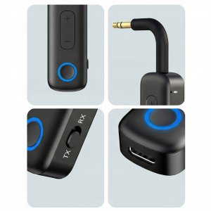 Tech-Protect TECH-PROTECT ULTRABOOST AU02 AUDIO ADAPTER AUX BLUETOOTH 5.4 BLACK 4