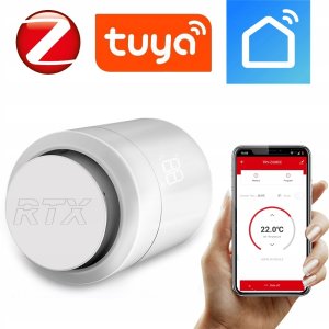 RTX 4x Głowica RTX Termostat + Bramka ZigBee LAN TUYA SET4 10