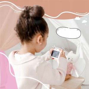 4CV Mobile Cyfrowy Aparat Dla Dziecka 32mp 1080p 3" Hd 2x Obiektyw Selfie + Karta 32gb / Model K / Cat 3