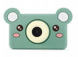 4CV Mobile Cyfrowy Aparat Dla Dziecka 24mp Video 1080p Lcd 2" + Karta 32gb / Kiimento / Model C / Bear / Zielony 8
