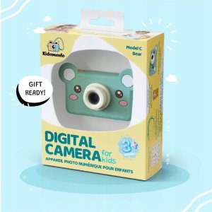 4CV Mobile Cyfrowy Aparat Dla Dziecka 24mp Video 1080p Lcd 2" + Karta 32gb / Kiimento / Model C / Bear / Zielony 10