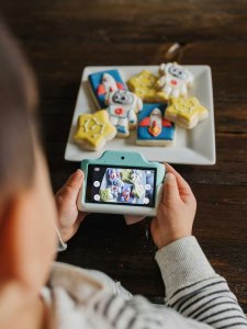 4CV Mobile Cyfrowy Aparat Dla Dziecka 32mp 1080p 3" Hd 2x Obiektyw Selfie + Karta 32gb / Model K / Sloth 3