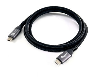 Kabel USB Equip Equip 128380 kabel USB USB4 Gen 3x2 0,5 m USB C Czarny 2
