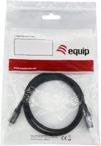Kabel USB Equip Equip 128380 kabel USB USB4 Gen 3x2 0,5 m USB C Czarny 6