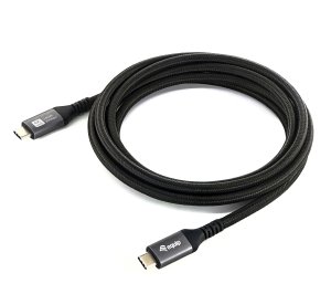 Kabel USB Equip Equip 128384 kabel USB USB4 Gen 2x2 3 m USB C Czarny 2