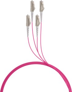 EFB EFB Elektronik O8303S30OM4 kabel InfiniBand / światłowodowy 30 m 4x LC U-DQ(ZN) BH Beżowy, Czarny, Purpurowy 3