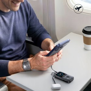 Powerbank Joyroom Joyroom JR-W19 5000 mAh z ładowaniem bezprzewodowym zegarka 5 W czarny 12