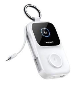 Powerbank Joyroom Joyroom JR-W19 5000 mAh z ładowaniem bezprzewodowym zegarka 5 W biały 7