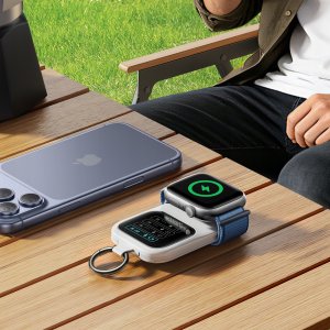 Powerbank Joyroom Joyroom JR-W19 5000 mAh z ładowaniem bezprzewodowym zegarka 5 W biały 10