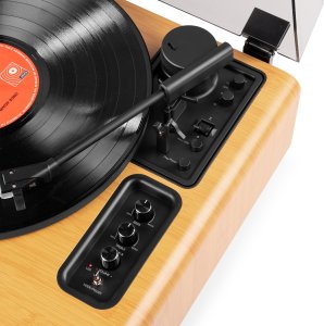 Gramofon Audizio Gramofon HIFI BT Laredo jasnobrązowy Audizio one size 20
