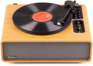 Gramofon Audizio Gramofon HIFI BT Laredo jasnobrązowy Audizio one size 7