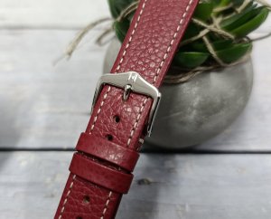 Hirsch Skórzany wodoodporny pasek do zegarka 18 mm HIRSCH Bologna M 01802160-2-18 . 9