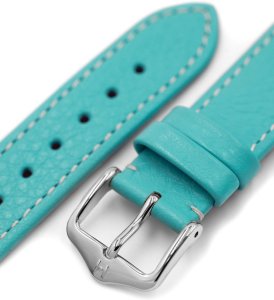 Hirsch Skórzany wodoodporny pasek do zegarka 18 mm HIRSCH Bologna M 01802183-2-18 . 3