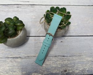 Hirsch Skórzany wodoodporny pasek do zegarka 18 mm HIRSCH Bologna M 01802183-2-18 . 8