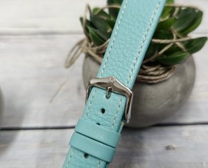 Hirsch Skórzany wodoodporny pasek do zegarka 18 mm HIRSCH Bologna M 01802183-2-18 . 9