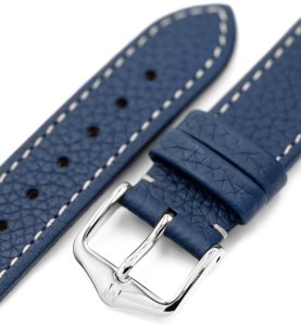 Hirsch Skórzany wodoodporny pasek do zegarka 20 mm HIRSCH Bologna L 01802080-2-20 . 3