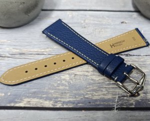 Hirsch Skórzany wodoodporny pasek do zegarka 20 mm HIRSCH Bologna L 01802080-2-20 . 4