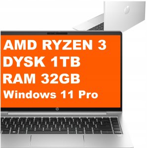 Laptop HP HP ProBook 445 G10 / 70Z72AV / Ryzen 3 / 32GB / 1TB / Radeon / FullHD / Dotyk / Win 11 Pro / Srebrny 2