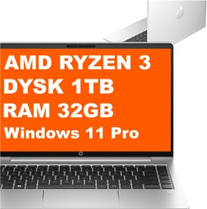 Laptop HP HP ProBook 445 G10 / 70Z72AV / Ryzen 3 / 32GB / 1TB / Radeon / FullHD / Dotyk / Win 11 Pro / Srebrny 8