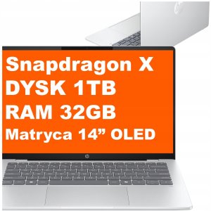 Laptop HP Laptop HP OmniBook 5 14-he0602nd / C85MFEA / Snapdragon X Plus / 32GB / 1TB / Qualcomm Adreno / 2k / Win 11 / Srebrny 2