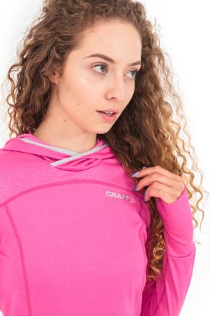 Craft Bluza damska Mind LS Hood różowa r. XS 8