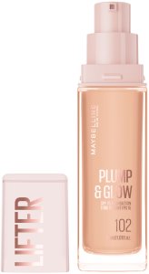 Maybelline MAYBELLINE Plump&Glow Podkład rozświetlający SPF 15 nr 102, 30 ml 4