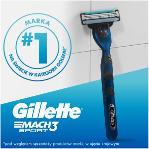 Procter GILLETTE Mach3 Sport Ostrza wkłady wymienne do maszynki do golenia dla mężczyzn 1 op. - 15 szt. 7