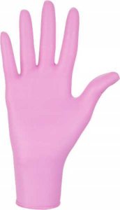 Mercator Medical Rękawice Nitrylowe 100 szt. 10-XL Nitrylex Pink - 10 szt. 4