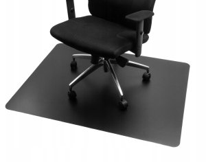 ZOLTA Podkładka mata ochronna pod fotel krzesło biurowe Czarna 140x100 cm 0.5 mm 2