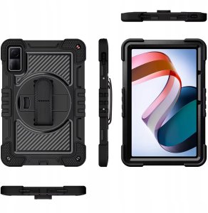 Etui na tablet SUPERO Etui pancerne z uchwytem Shockproof do Xiaomi Redmi Pad SE 2023 11", czarne 2