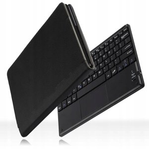 4kom.pl Etui i KLAWIATURA touchpad do Xiaomi Pad 7 / Pad 7 PRO 11.2 uchwyt na rysik, czarny 11