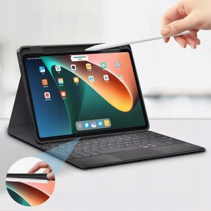 4kom.pl Etui i KLAWIATURA touchpad do Xiaomi Pad 7 / Pad 7 PRO 11.2 uchwyt na rysik, czarny 7