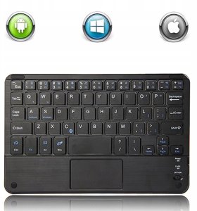 4kom.pl Etui i KLAWIATURA touchpad do Xiaomi Pad 7 / Pad 7 PRO 11.2 uchwyt na rysik, czarny 9