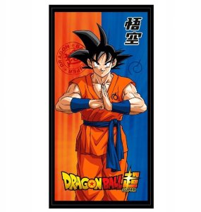 Funko Pop Ręcznik Kąpielowy Dragon Ball SON GOKU 70 x 140 cm Szybkoschnący Plażowy 3