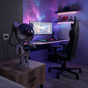 Hawk Projektor gwiazd z zegarkiem HAWK HW-STAR02 Astronauta Chrome Edition 4