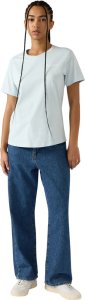 Champion Koszulka damska Short Sleeve T-shirt błękitna 118408 BS224 S 5